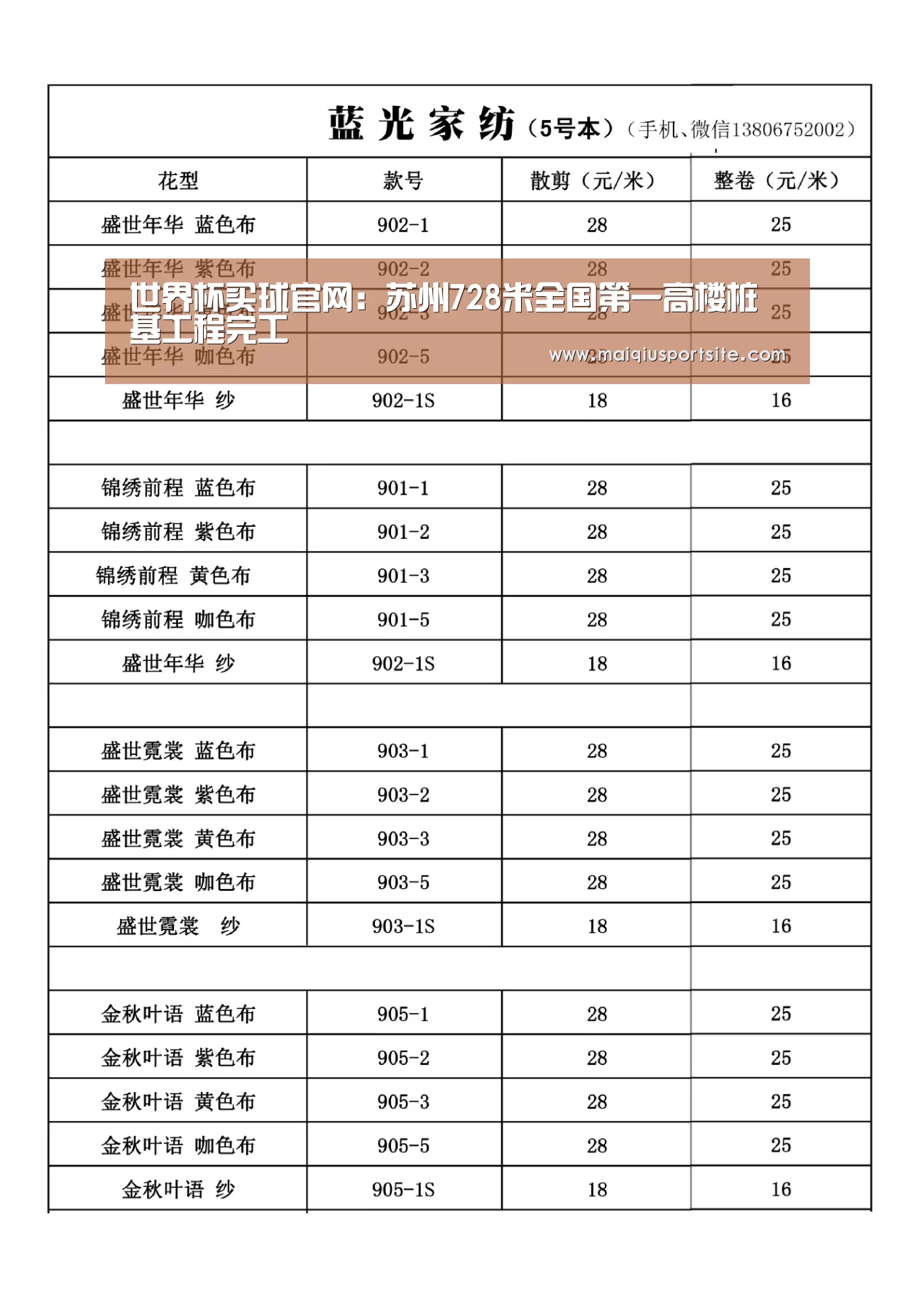 世界杯买球官网:苏州728米全国第一高楼桩基工程完工(图1) 世界杯竞猜平台